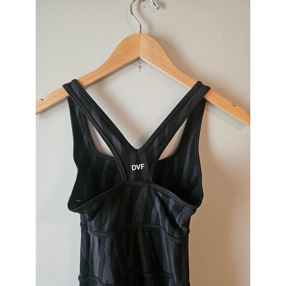 DVF Diane Von Furstenberg x Target Catsuit Size XXS Zebra Jumpsuit Unitard - Picture 5 of 6